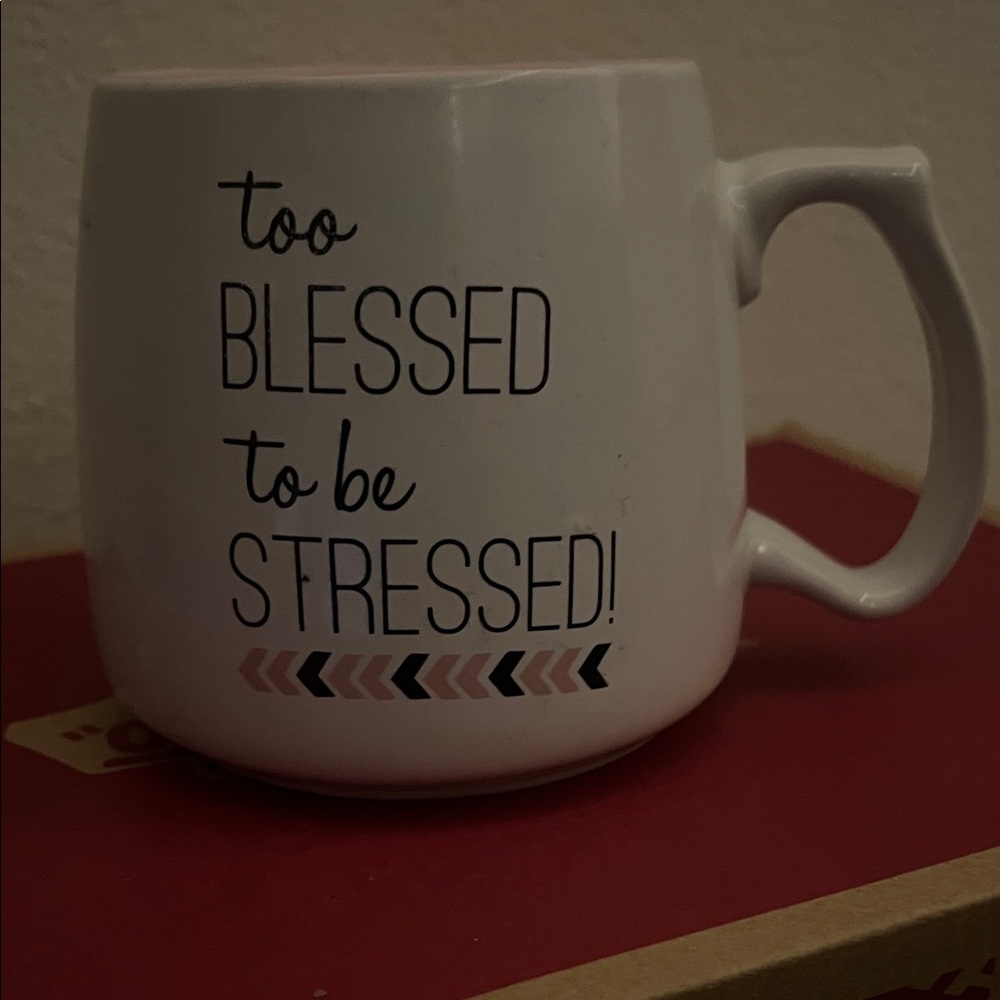 White Ceramic Mug with Inspirational Quote